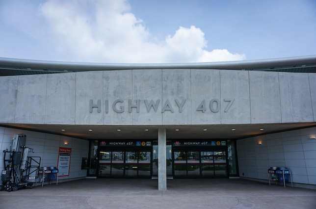Photo of Highway 407 Terminal front entrance