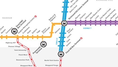 section of the viva system map